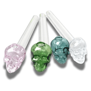 Pipa de Vidrio Diseño Calavera